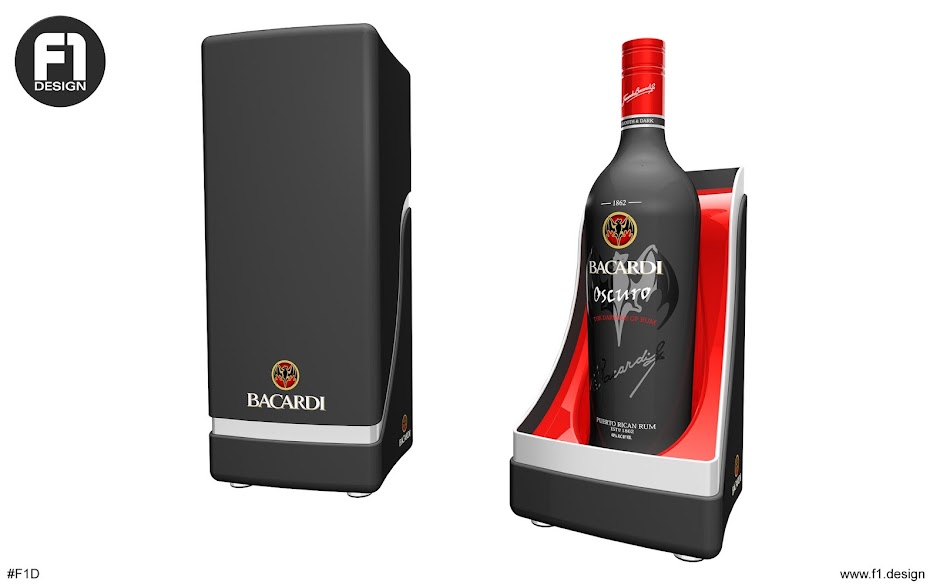 Bacardi Rum Glass bottle