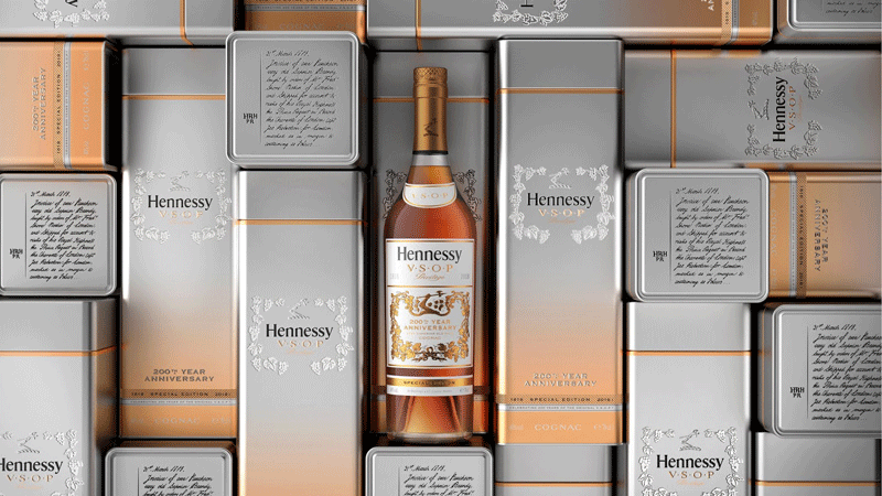 Hennessy Brandy & Cognac Glass bottle