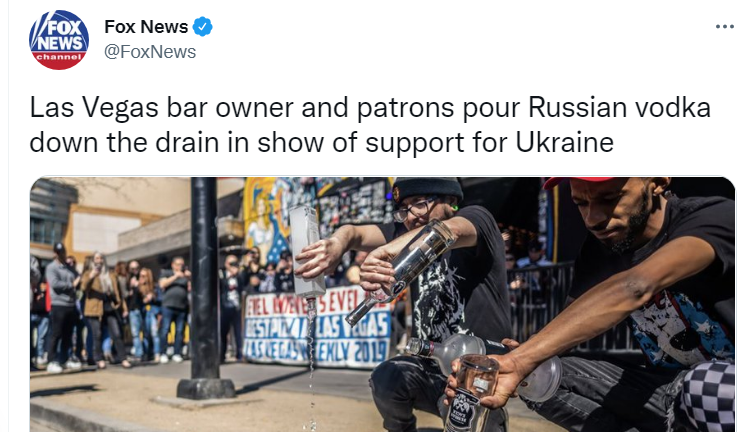 FoxNews Dump Russian vodka