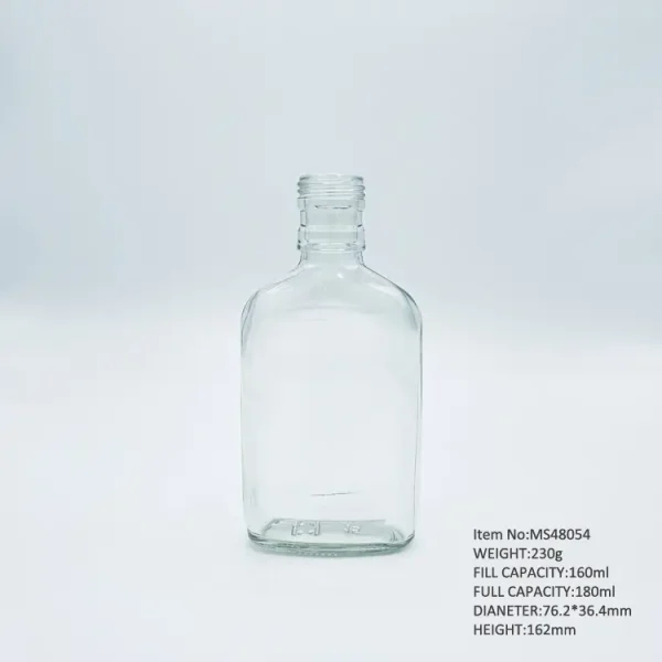 160ml flat bottle