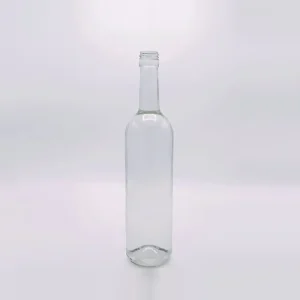 750ml British Wine Bordeaux Glass Bottles