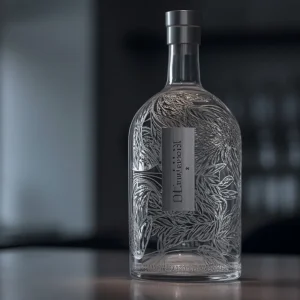 Classic Transparent Vodka Bottle 750ml