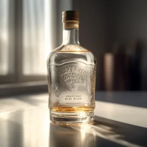 High-End Frosted Whiskey Bottle for Distilleries 750ml