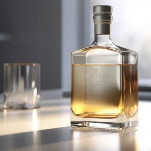 Luxurious Custom Whiskey Bottle