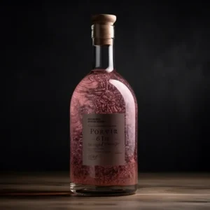 Modern Pink Whiskey Container