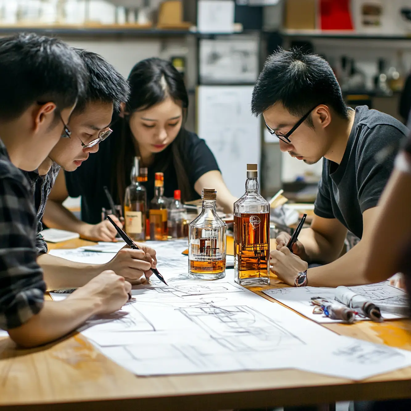 skilled designers and technicians specializes in creating unique, brand-specific bottle designs