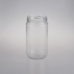 MS48015 24oz (720ml) Paragon Glass Jar with 82mm Lug Finish - Wide Mouth Food Container