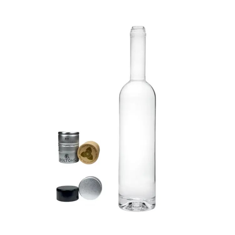 1000ml vodka glass bottle with aluminum screw cap