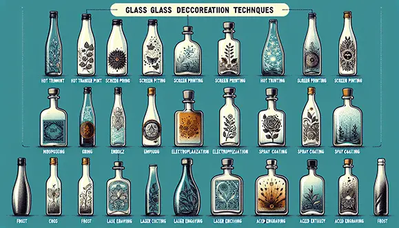 glass bottle Decoration